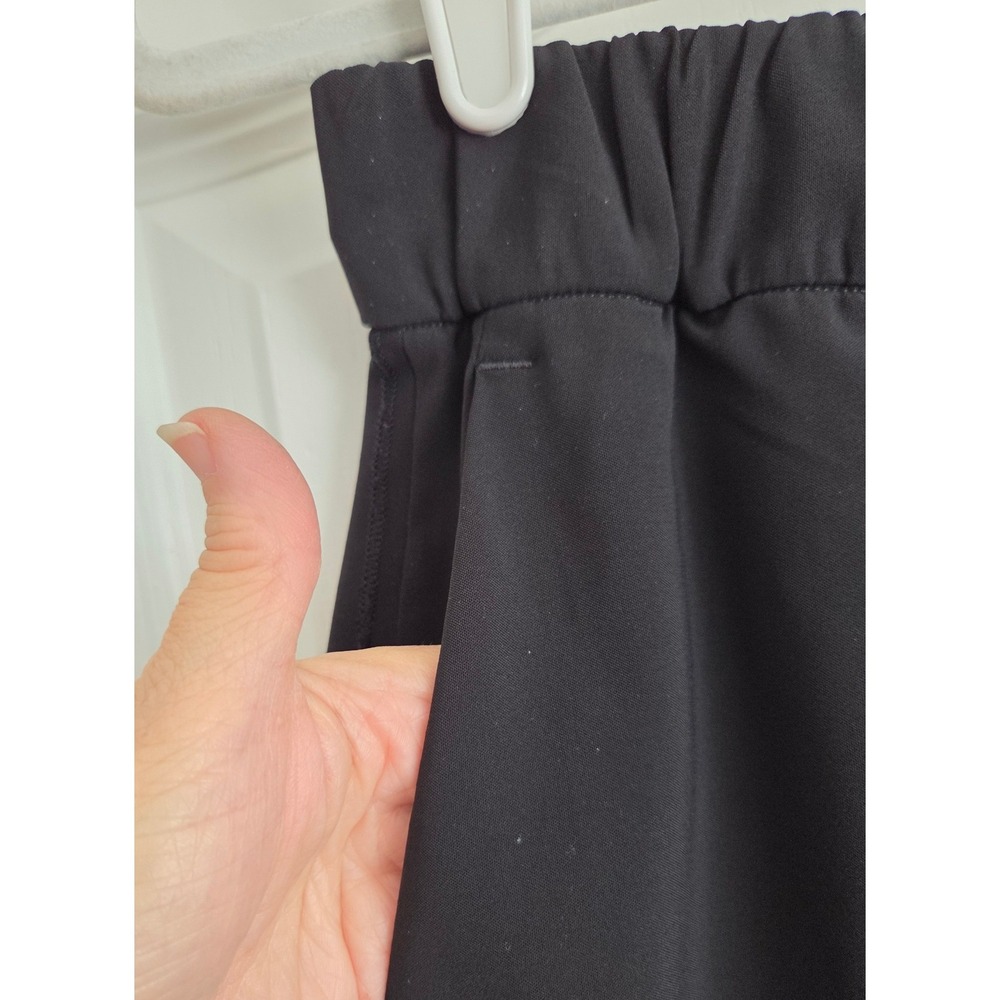 Lululemon On The Fly Skirt Black Elastic Waist Drawstring‎ Athleisure Size 8 - Picture 7 of 7